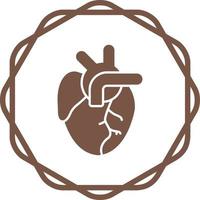 Vektorsymbol für medizinisches Herz vektor