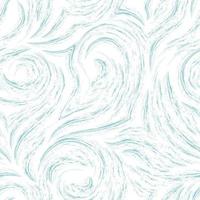 sömlös vektor konsistens av en virvel av vågor eller strömmar av turkos pastellfärg isolerad på en vit bakgrund.