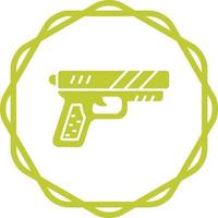 Symbol für Pistolenvektor vektor