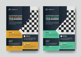 Corporate Business Mehrzweck Flyer Design und Broschüre Deckblatt Vorlage vektor