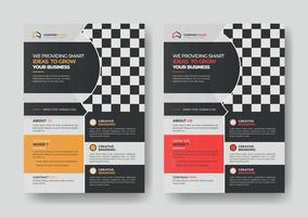 Corporate Business Mehrzweck Flyer Design und Broschüre Deckblatt Vorlage vektor