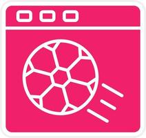 Fußball Spiel Vektor Symbol Stil