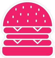 Burger Vektor Symbol Stil