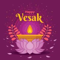 glad vesak bakgrund vektor