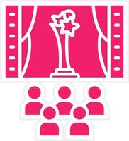 Film Festival Vektor Symbol Stil