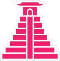 chichen itza Vektor Symbol Stil