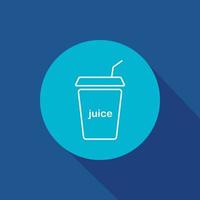 juice vektor ikon symbol för webbplats och mobil app