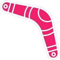 Boomerang Vektor Symbol Stil
