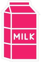 Milch Vektor Symbol Stil