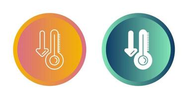 Vektorsymbol für niedrige Temperatur vektor