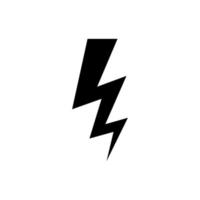 Blitz Symbol Vektor. levin Illustration unterzeichnen. Leistung Symbol. Wetter Logo. vektor