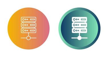Vektorsymbol für Rechenzentrum vektor