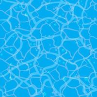 nahtlos Muster von Blau Schwimmen Schwimmbad. Textur von Wasser, Meer vektor