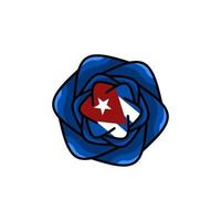 kuba flagga ikon, illustration av nationell flagga design med elegans begrepp vektor