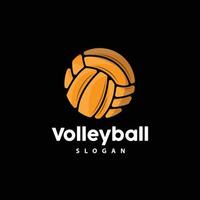 Volleyball Logo, Sport einfach Design, Welt Sport Turnier Vektor, Illustration Symbol Symbol vektor