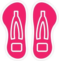 Flip Flop Vektor Symbol Stil