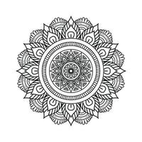 Luxus dekorative Mandala Design Hintergrund vektor