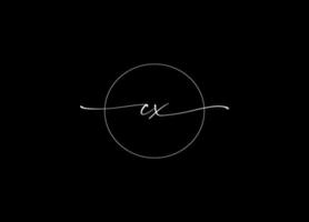 cx Logo Design und Unternehmen Logo vektor
