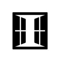 Fenster Symbol Design Vektor