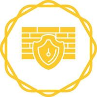 Firewall-Vektor-Symbol vektor