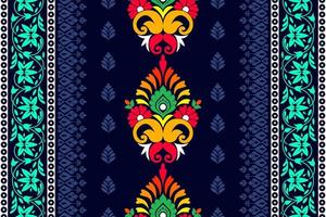 blommig sömlös mönster. vektor indisk dekorativ tapet. batik Indonesien. färgrik mönster med paisley och stiliserade blommor. design för omslag papper, omslag, tyg, textil, tapet, gardiner