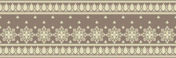 Blumen- nahtlos Muster. Vektor indisch dekorativ Hintergrund. Batik Indonesien. bunt Muster mit Paisley und stilisiert Blumen. Design zum Verpackung Papier, Abdeckung, Stoff, Textil, Hintergrund, Vorhänge