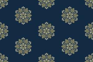 Blumen- nahtlos Muster. Vektor indisch dekorativ Hintergrund. Batik Indonesien. bunt Muster mit Paisley und stilisiert Blumen. Design zum Verpackung Papier, Abdeckung, Stoff, Textil, Hintergrund, Vorhänge