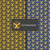 vektor lyx guld mönster design