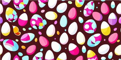 Vektor Ostern Ei mit Polka Punkt Muster zum süß Designs