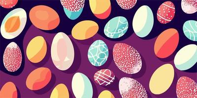 Vektor Ostern Ei Farbe Spritzer Hintergrund zum kreativ Projekte