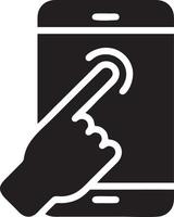 hand ikon symbol vektor bild. illustration av de isolerat finger hand Rör mänsklig design. eps 10