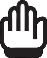 hand ikon symbol vektor bild. illustration av de isolerat finger hand Rör mänsklig design. eps 10