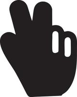 hand ikon symbol vektor bild. illustration av de isolerat finger hand Rör mänsklig design. eps 10