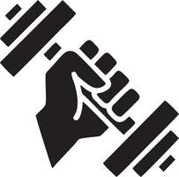 Hand Symbol Symbol Vektor Bild. Illustration von das isoliert Finger Hand berühren Mensch Design. eps 10