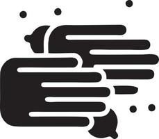 Hand Symbol Symbol Vektor Bild. Illustration von das isoliert Finger Hand berühren Mensch Design. eps 10