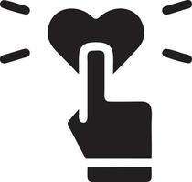 hand ikon symbol vektor bild. illustration av de isolerat finger hand Rör mänsklig design. eps 10