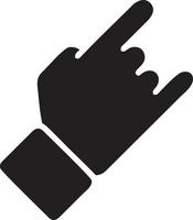 hand ikon symbol vektor bild. illustration av de isolerat finger hand Rör mänsklig design. eps 10