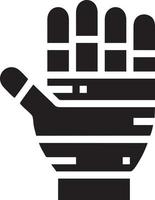 Hand Symbol Symbol Vektor Bild. Illustration von das isoliert Finger Hand berühren Mensch Design. eps 10