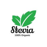 Stevia Blatt Vektor Symbol können Sein benutzt zum Verpackung Design, Banner, Poster, usw