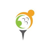 Golf Logo Vorlage Symbol Design vektor