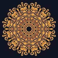 dekorative elemente luxus ornament muster verlauf mandala design vektor