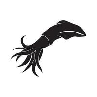 Tintenfisch Symbol Vektor Illustration Logo Design