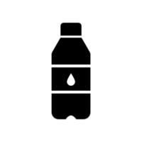 Wasserflaschen-Icon-Design vektor