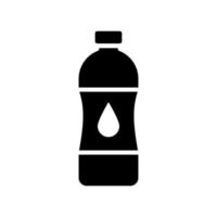 Wasserflaschen-Icon-Design vektor