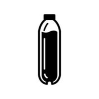 Wasserflaschen-Icon-Design vektor