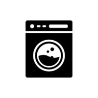 Waschen Maschine Symbol Design Vektor