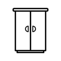 Kleiderschrank Symbol Design Vektor