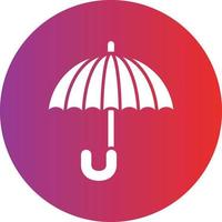 Vektor Design Regenschirm Symbol Stil