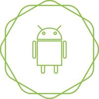 Android-Logo-Vektorsymbol vektor