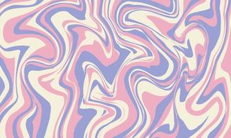 psykedelisk swirl groovy affisch. psykedelisk retro våg tapeter. flytande groovy bakgrund. vektor design illustration.